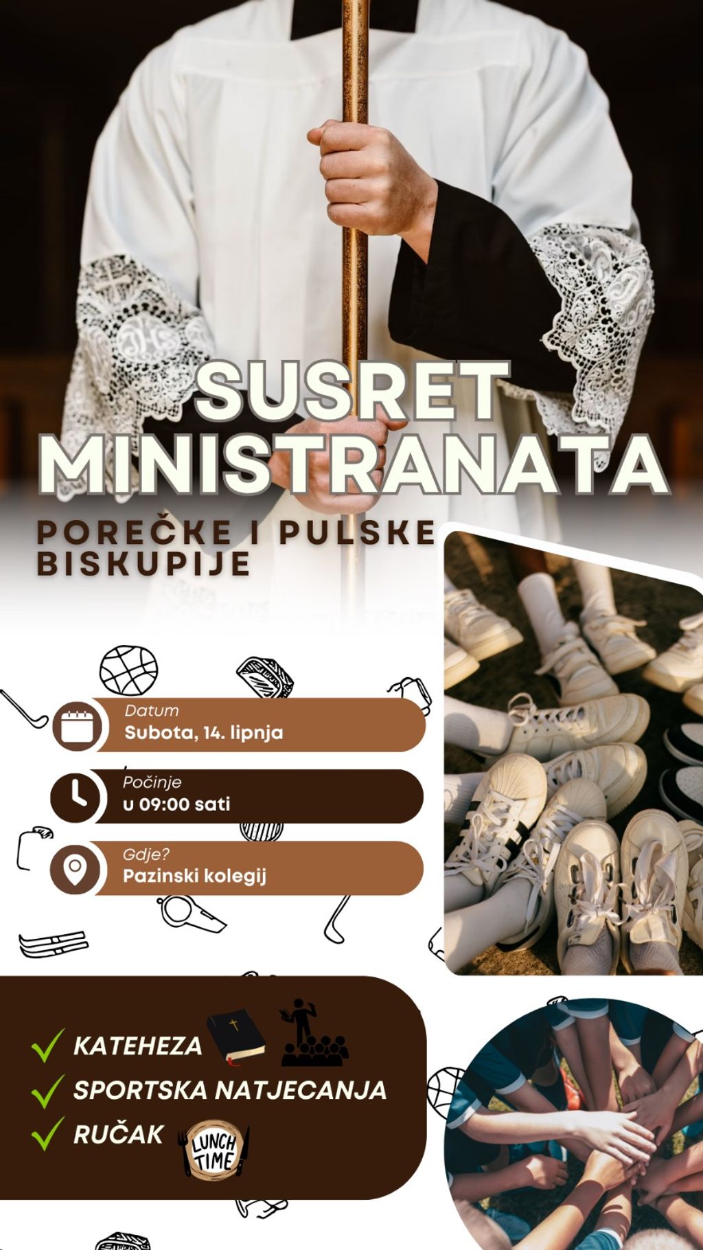BISKUPIJSKI SUSRET MINISTRANATA: Pazinski kolegij